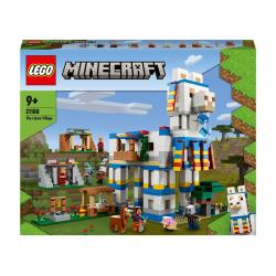 LEGO - Casa De  Para Construir El Pueblo-Llama Y Sus Personajes Minecraft