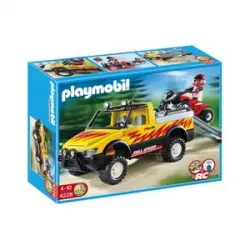 Playmobil - Pick-up Con Quad De Carreras City Action