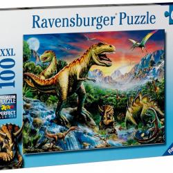 Puzle dinosaurios Ravensburger, 100 piezas