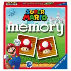 Ravensburger - Super Mario - Memory Super Mario: Juego de Mesa, 64 Tarjetas ㅤ