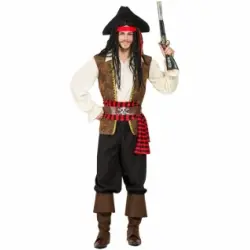 Disfraz De Pirata Marrón