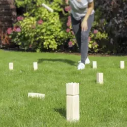 Juego De Kubb Para Exterior Madera Hi