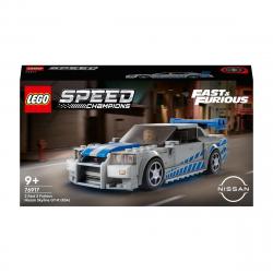 LEGO - Coche De  Para Construir Nissan Skyline GT-R (R34) De 2 Fast 2 Furious Speed Champions