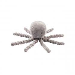 Nattou - Peluche Mini Pulpo Lapidou Grey Gris