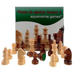 Aquamarine Games - Piezas De Ajedrez Stauton 4