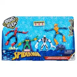 Bend And Flex Battle Pack - Figura - Spiderman Bend And Flex - 4 Años+
