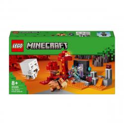 LEGO -  de construcción La Emboscada en el Portal del Nether LEGO Minecraft.
