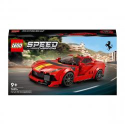 LEGO - Modelo De Construcción Réplica De Ferrari 812 Competizione Rojo Speed Champions