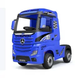 Lt911 Truck Camión Eléctrico Para Niños Mercedes Actros 12v Las Puertas Se Abren | Azul