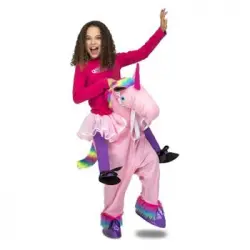 Disfraz A Hombros De Unicornio Rosa Infantil