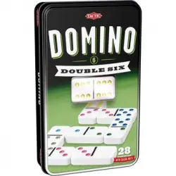 Domino Double 6 - Caja De Metal Tactic