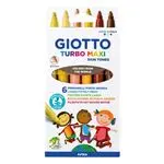Estuche 6 rotuladores Giotto Turbo Maxi Skin Tones