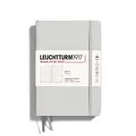 Libreta A5 Leuchtturm 1917 Medium tapa blanda Puntos Light Grey