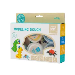 Pasta de modelar de 6 colores