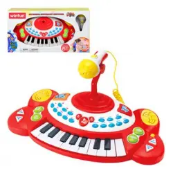 Piano Electrónico Con Microfóno Winfun