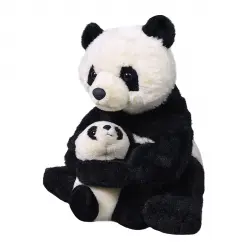 WILD REPUBLIC - Peluche Mamá Y Bebé Osos Panda