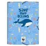 Carpeta Dohe Folio con 3 solapas WWF Save our Oceans
