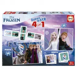 EDUCA - Puzzles Superpack 4 In 1 Frozen
