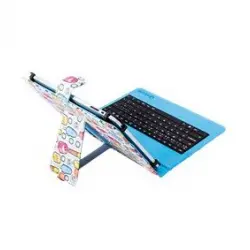 Funda SilverHT Estampada Cool Ice Pop + teclado microUSB para tablet 9 - 10,1''