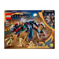 LEGO -  De Construcción Con Figuras De Superhéroes ¡Emboscada De Los Desviantes! Los Eternos Marvel Eternals