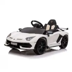 Runruntoys Lamborghini Aventador Svj 12v Blanco, Color (4099) (injusa - Run Run)