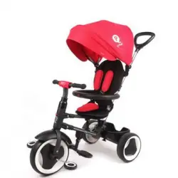 Triciclo Evolutivo Plegable Qplay Rito - Rojo - Niños De 10 Hasta 36 Meses - Peso Soportable Hasta 25 Kg