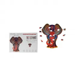 Aquamarine Games - Puzzle De Madera The Elephant