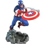 Figura Diamond Marvel Capitán América lanzando el escudo 25cm
