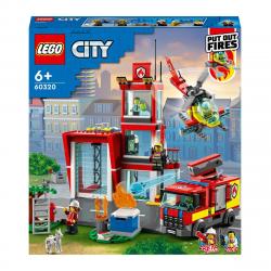 LEGO - Set De Construcción Parque De Bomberos Con Mini Figuras City Fire