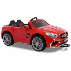 Mercedes Sl65 Con Mando Y Batería 12v Rojo - Coche Eléctrico Infantil Para Niños Batería 12v Con Mando Control Remoto