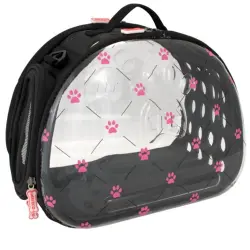 Nayeco Pink Paws Bolso Transportín Plegable para perros y gatos