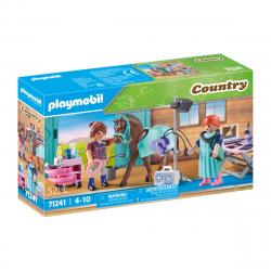 Playmobil - Veterinaria De Caballos Country