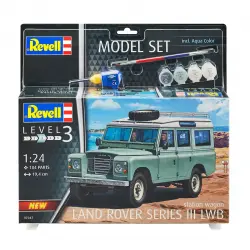 Revell - Maqueta Land Rover Series III con accesorios básicos Revell.