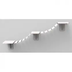 Trixie Escalera De Escalada Para Montar En La Pared, 150 × 30 Cm, Blanco