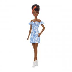 Barbie - Muñeca Con Vestido Vaquero Decolorado Fashionista