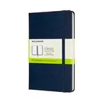 Cuaderno Moleskine Classic mediano lisa tapa dura azul zafiro