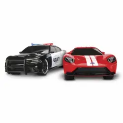 Dickie - Mega Pack RC 1:16 con Dodge Charger y Ford GT