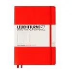 Libreta Leuchtturm 1917 A5 liso rojo