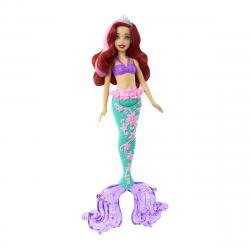 Mattel - Muñeca Princesa Ariel Toque De Color Disney Princess