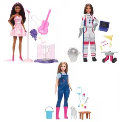 Barbie - Barbie Tú puedes ser Muñeca profesiones surtida con accesorios.