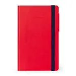 Bloc de notas Lined Legami Red pautado 13x21cm