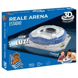 Puzzle 3d Estadio Reale Arena (con Luz)
