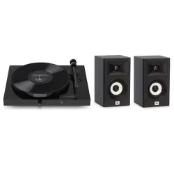 Tocadiscos Pro-Ject Jukebox E1 + Altavoces JBL A120 Negro