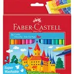 Estuche 36 rotuladores Faber-Castell  escolares con punta de fibra