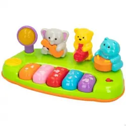 Piano Animales De La Jungla Con Luz Y Sonido Winfun