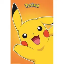 Pokemon - Póster de Pokémon Pikachu (61 x 91,5 cm), diseño multicolor