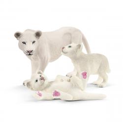 Schleich - Figura Leona Madre Con Cachorros