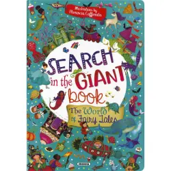 Search in the giant book. The world of fairy tales