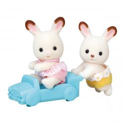 Sylvanian Families - Gemelos Conejo Chocolate