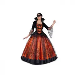 Viving Disfraz Reina De Halloween L (vestido, Antifaz Y Enaguas)